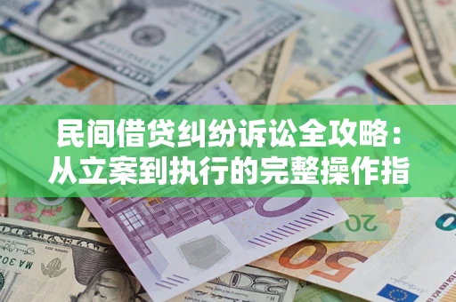 武汉民间借贷纠纷诉讼全攻略：从立案到执行的完整操作指南