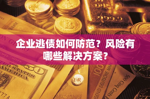 武汉企业逃债如何防范？风险有哪些解决方案？