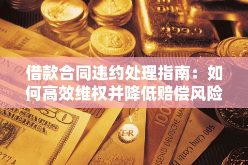 武汉借款合同违约处理指南：如何高效维权并降低赔偿风险？