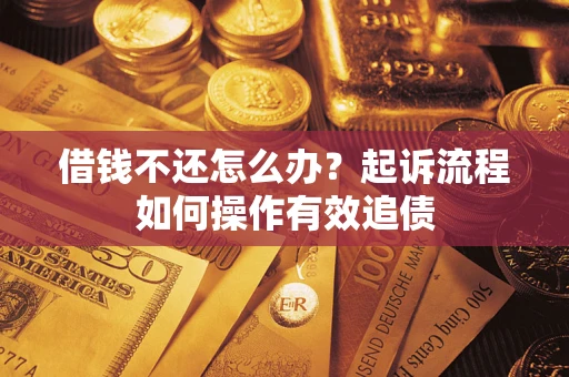 武汉借钱不还怎么办？起诉流程如何操作有效追债