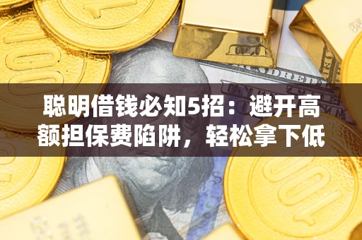 武汉聪明借钱必知5招：避开高额担保费陷阱，轻松拿下低息贷款